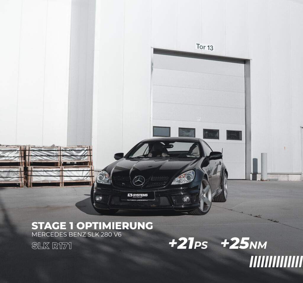 Read more about the article STAGE 1 | LEISTUNGSOPTIMIERUNG MB SLK280 V6