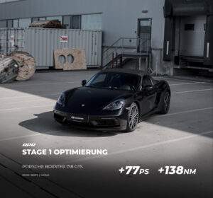 Read more about the article Stage 1 Leistungsoptimierung Porsche Boxster 718 GTS APR