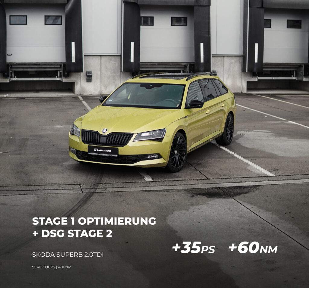 Read more about the article Stage 1 Optimierung & DSG Stage 2 | Skoda Superb 3V 2.0TDI
