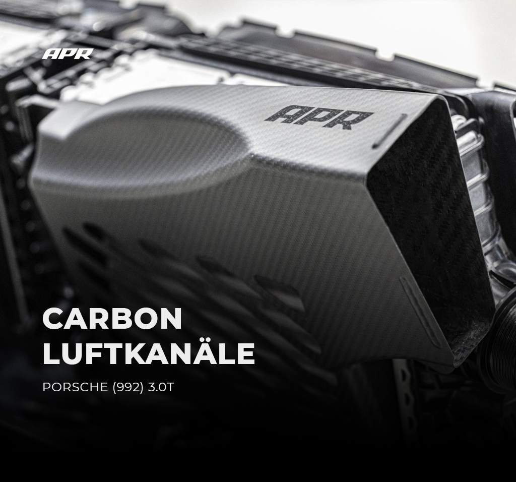 Read more about the article APR Carbon Luftkanäle für Ladeluftkühler Porsche 911 (992) 3.0T