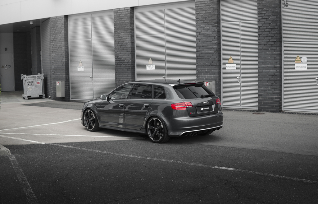 Audi RS3 8P Stage 1 Leistungsoptimierung mit Straßenzulassung Abgasanlage