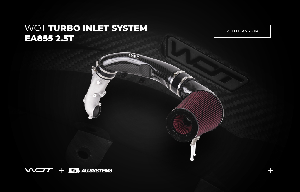 Mehr über den Artikel erfahren WOT HIGH PERFORMANCE TURBO INLET SYSTEM EA855 2.5T AUDI RS3 8P