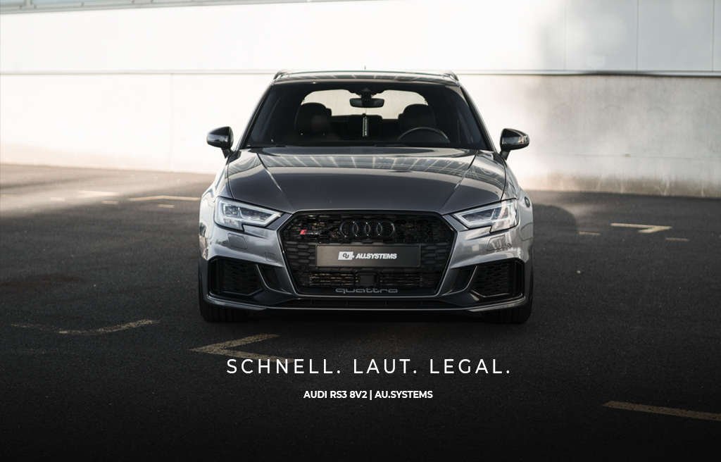Audi RS3 8V2 DNWA Schnell laut Legal mit Zulassung in Dresden Freiberg und Umgebung Fahrzeugtuning Mehr Leistung